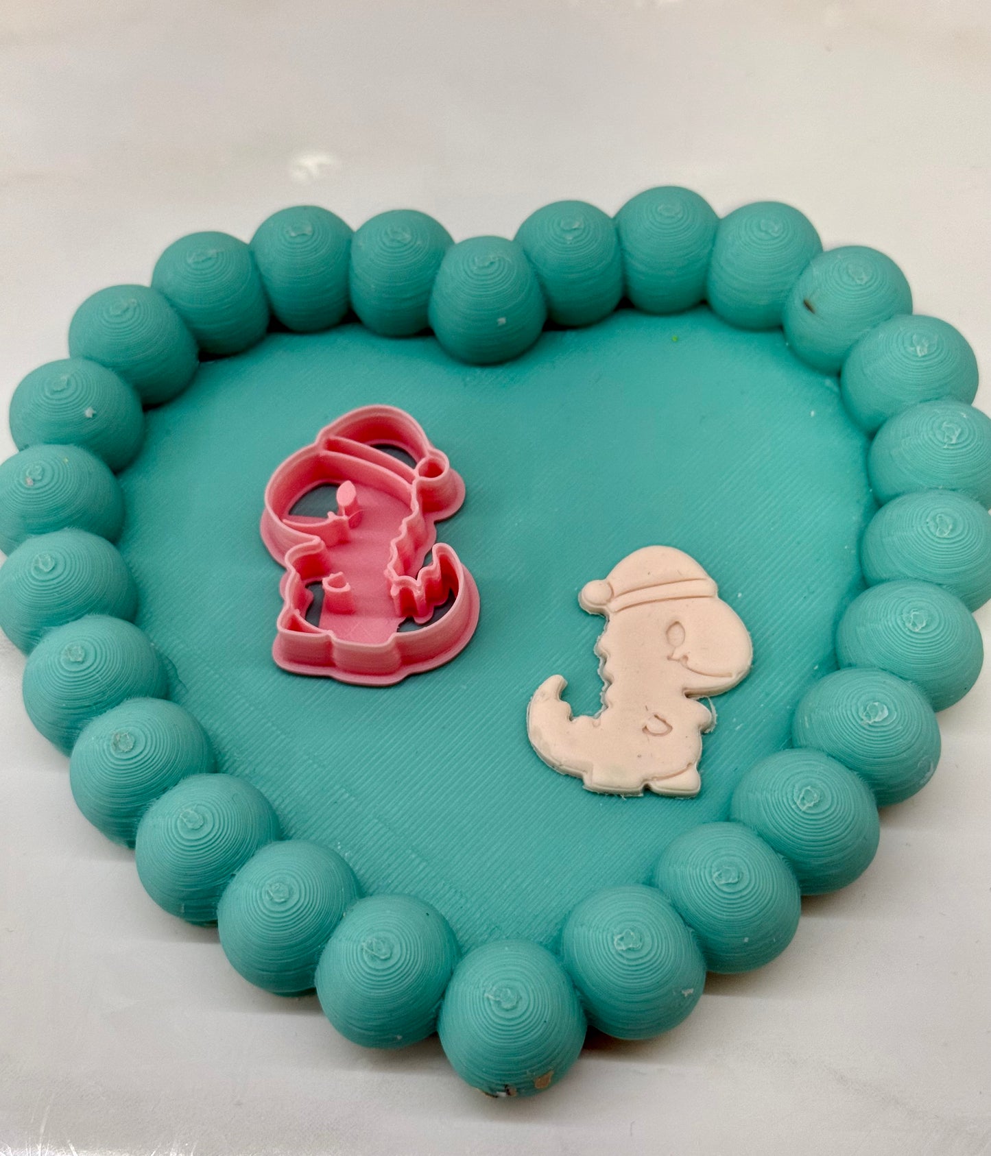 Cortador Dinosaurio navideño