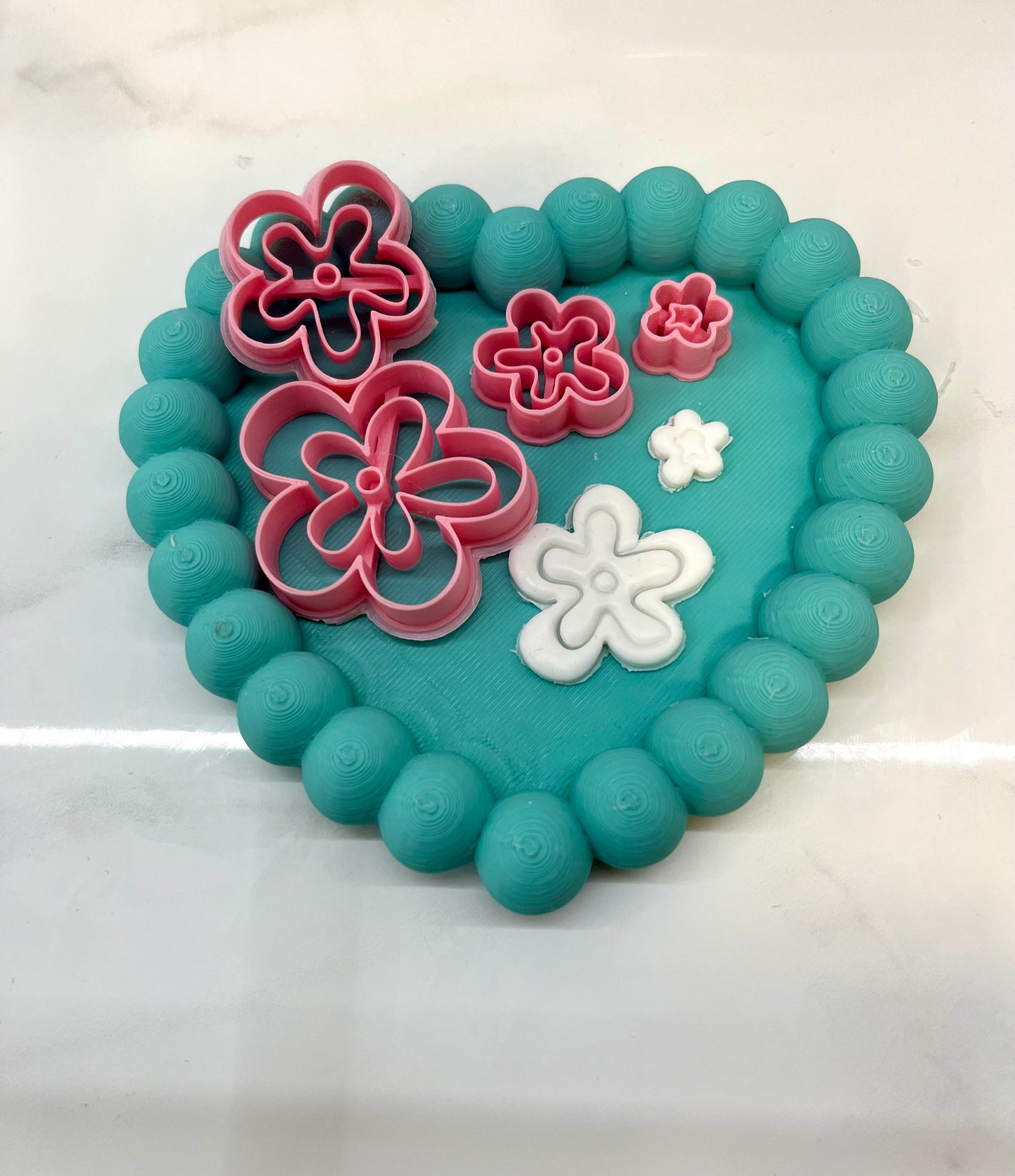 Conjunto flores marcadas (4 unidades)