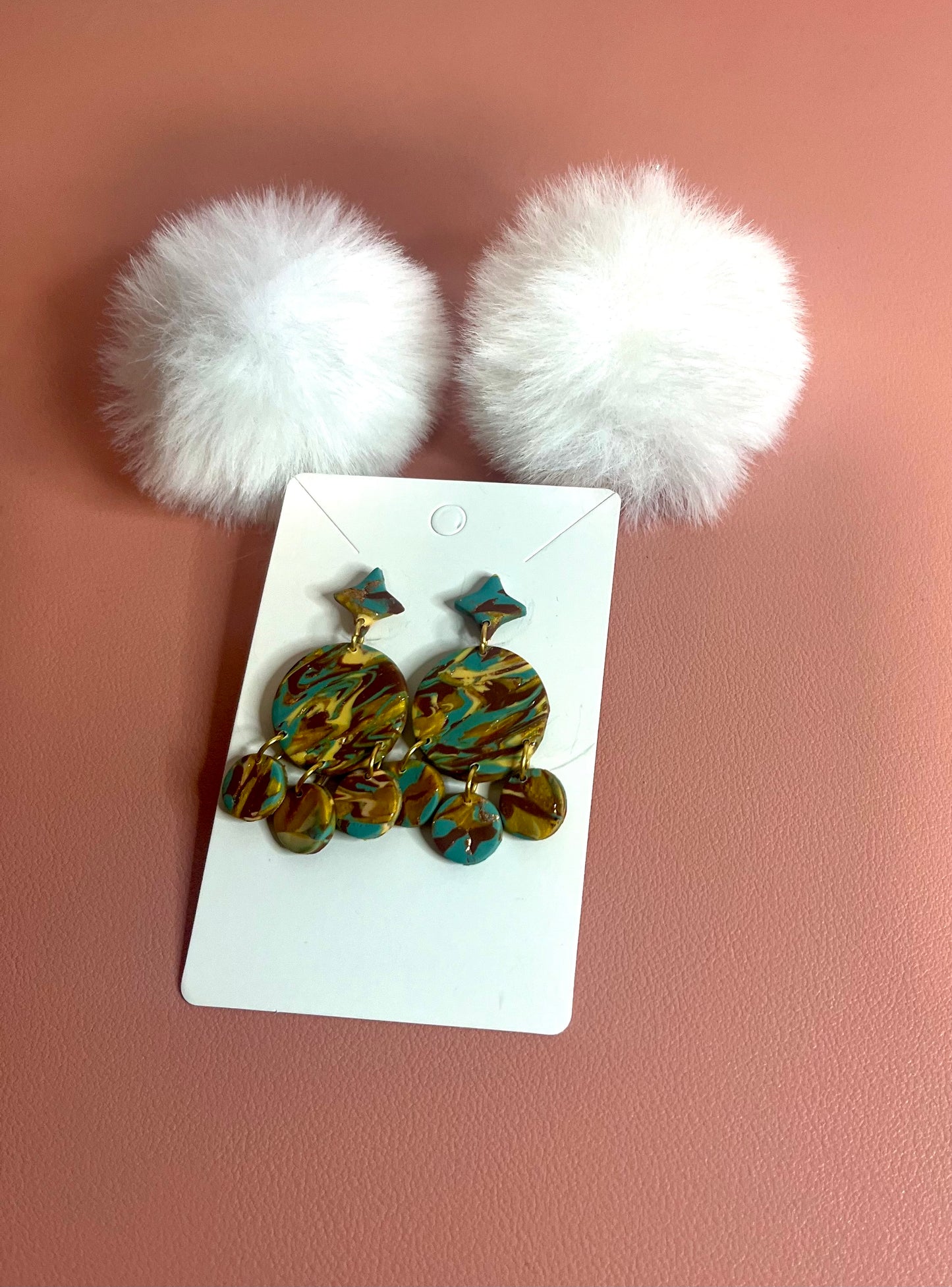 Pendientes Pandereta colorida