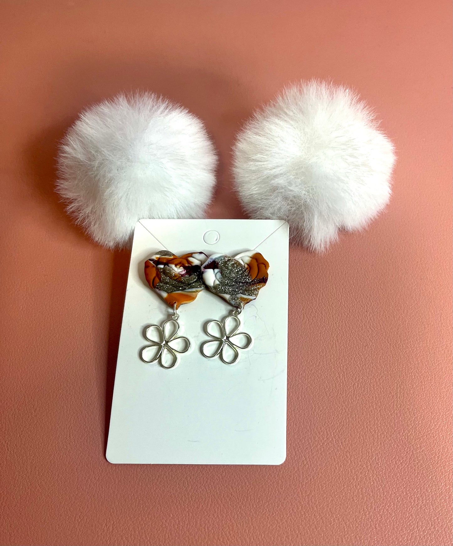 Pendientes Rosas floreadas