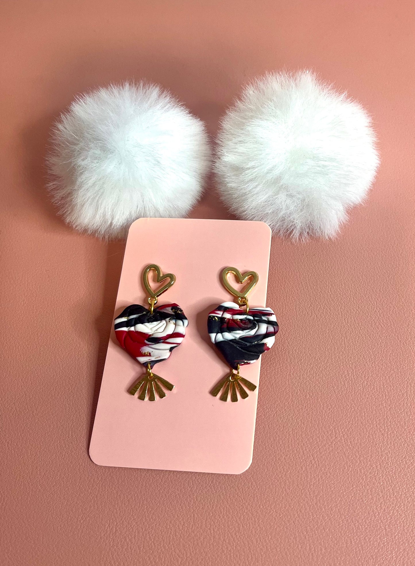 Pendientes rosa Picas
