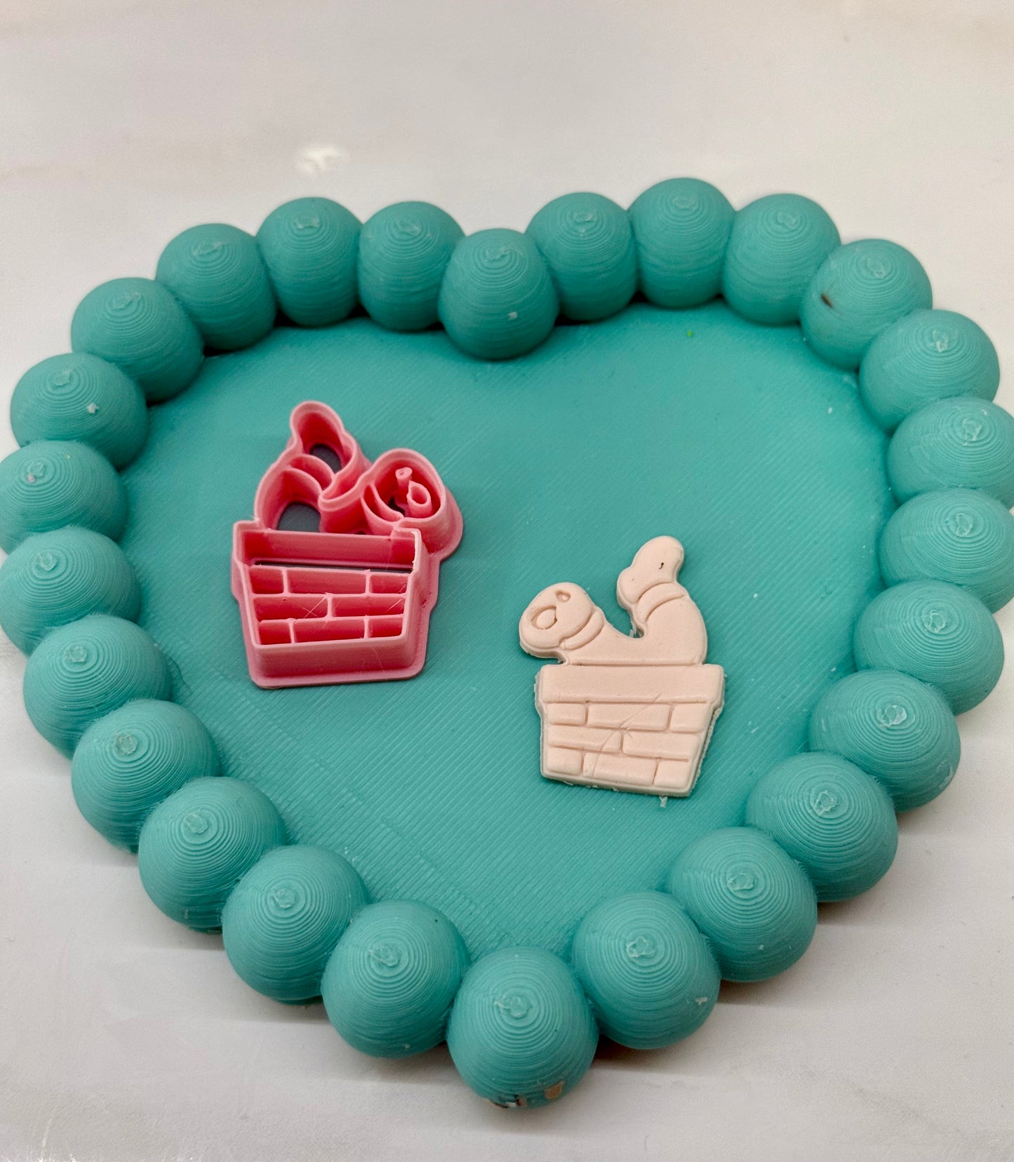 Cortador papá Noel chimenea