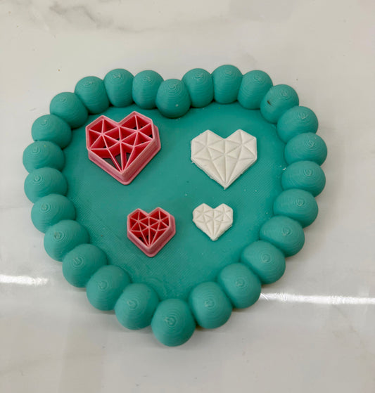 Cortador Corazón diamante
