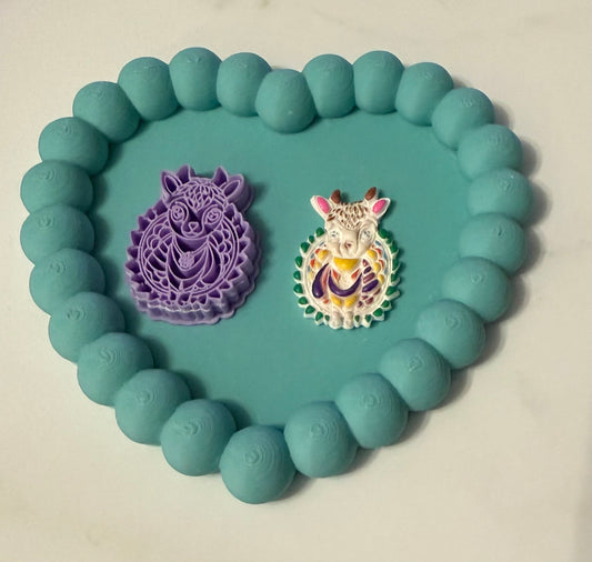 Cortador Llama mandala