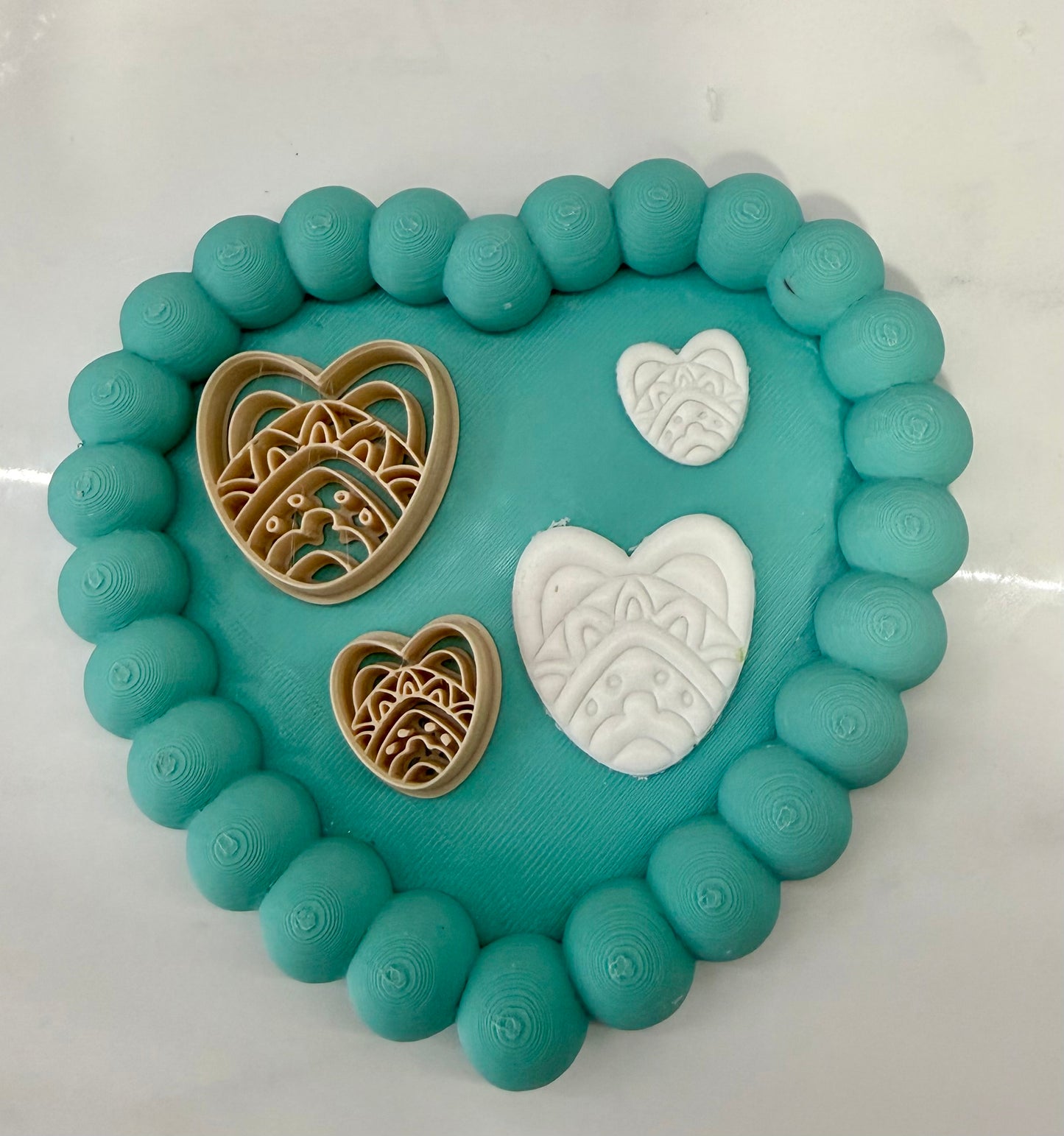 Cortador corazón mandala