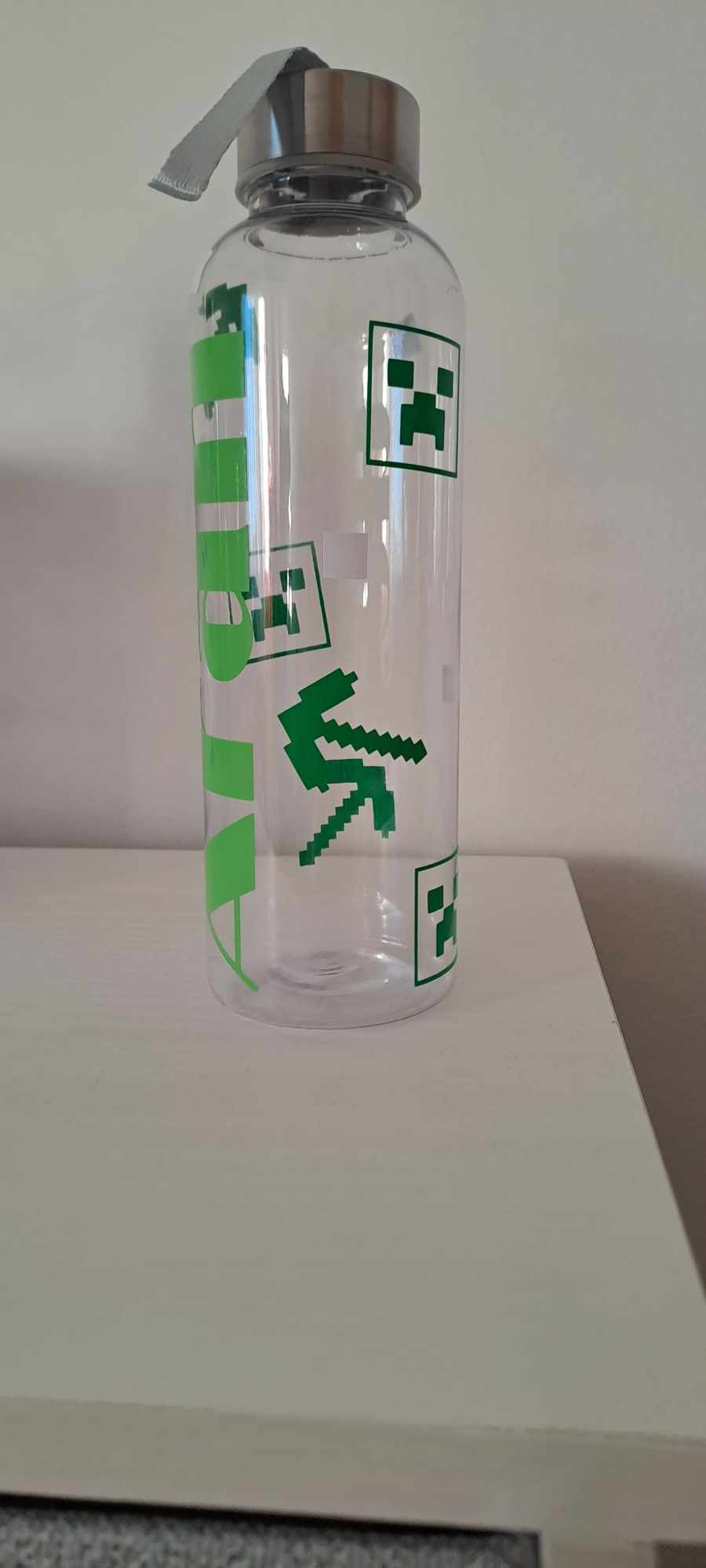 Botella modelo "Minecraft"