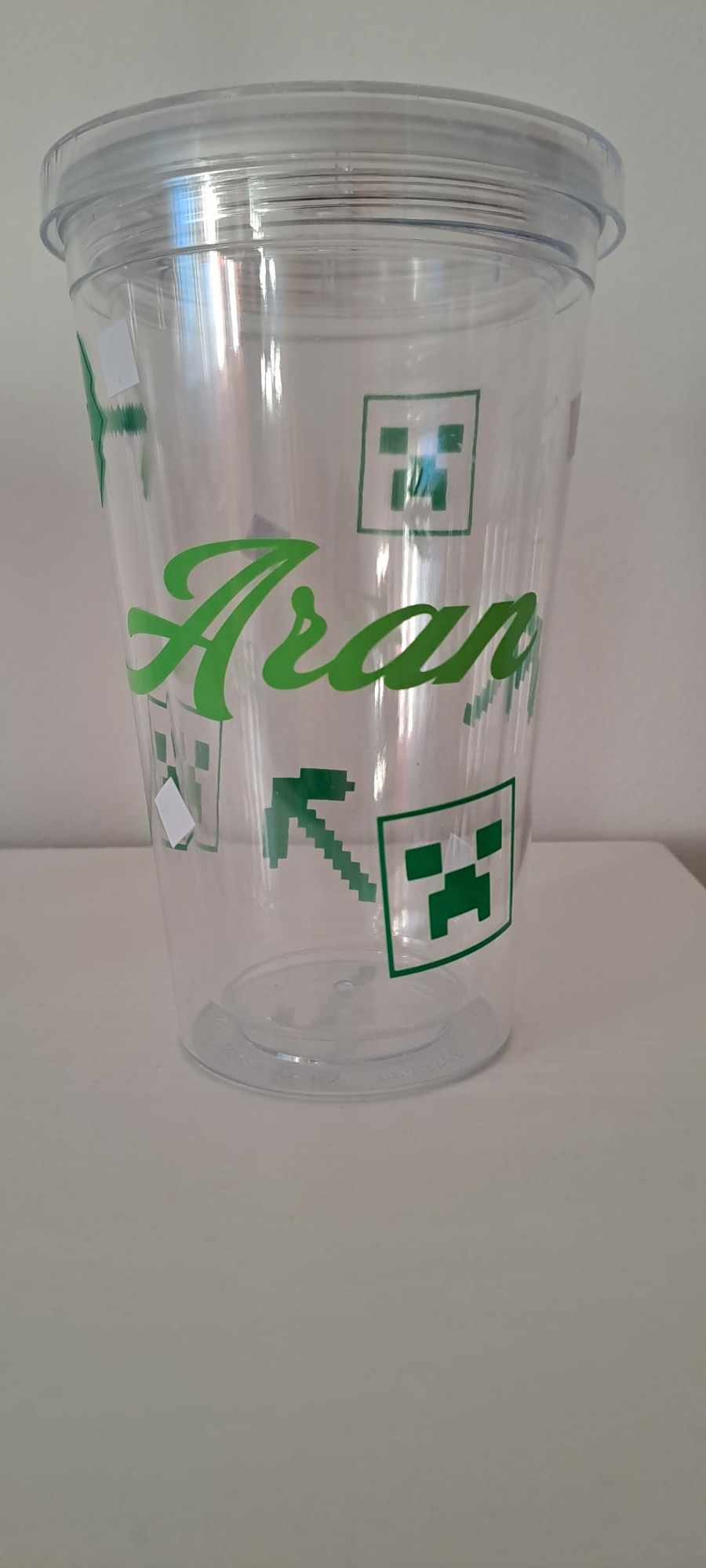 Vaso modelo "Minecraft"