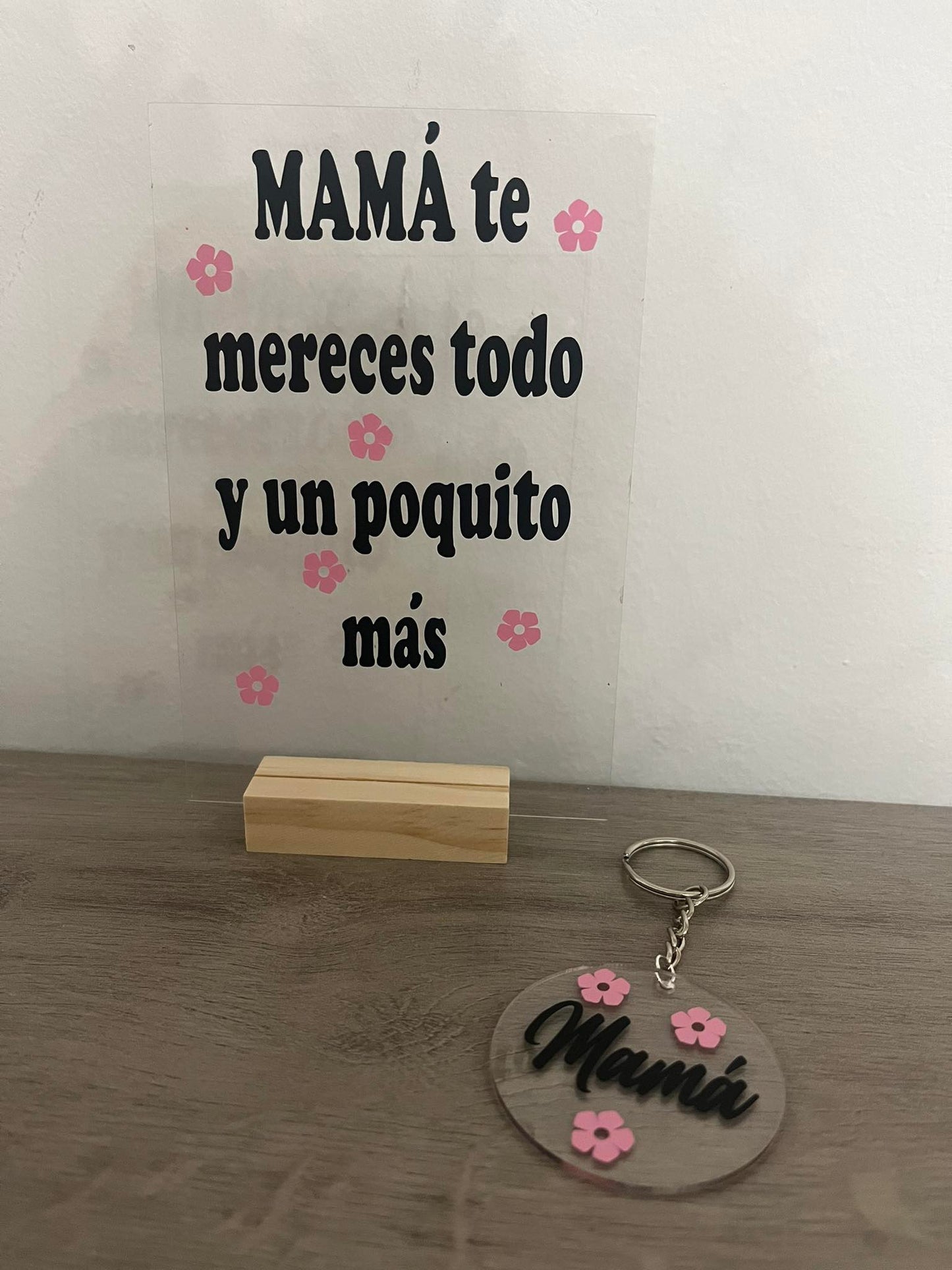 Pack día de la madre Placa + Llavero