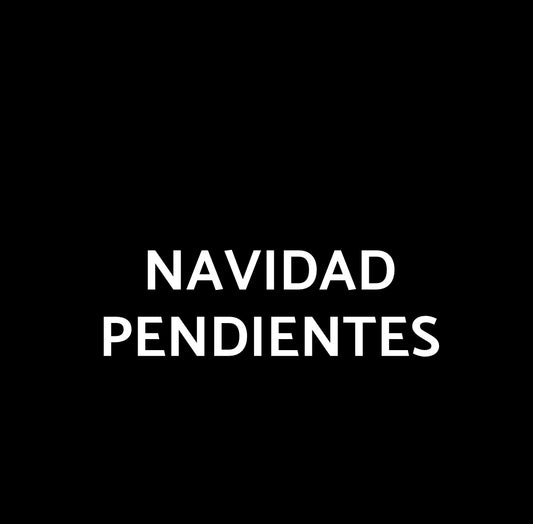 Cajita Navidad pendientes