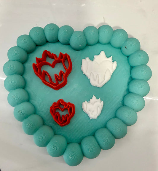 Cortador corazón ardiente