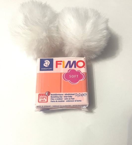 Fimo pomelo rosa