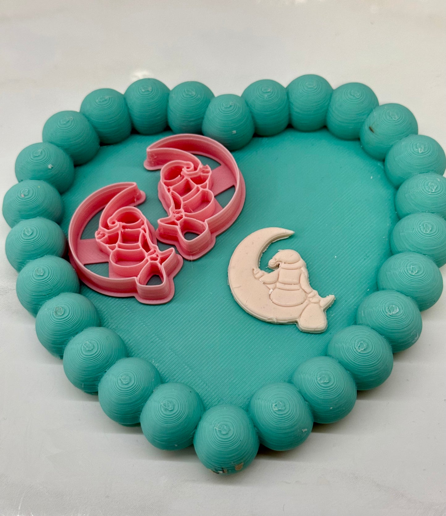 Cortador papá Noel en Luna (ambos lados)