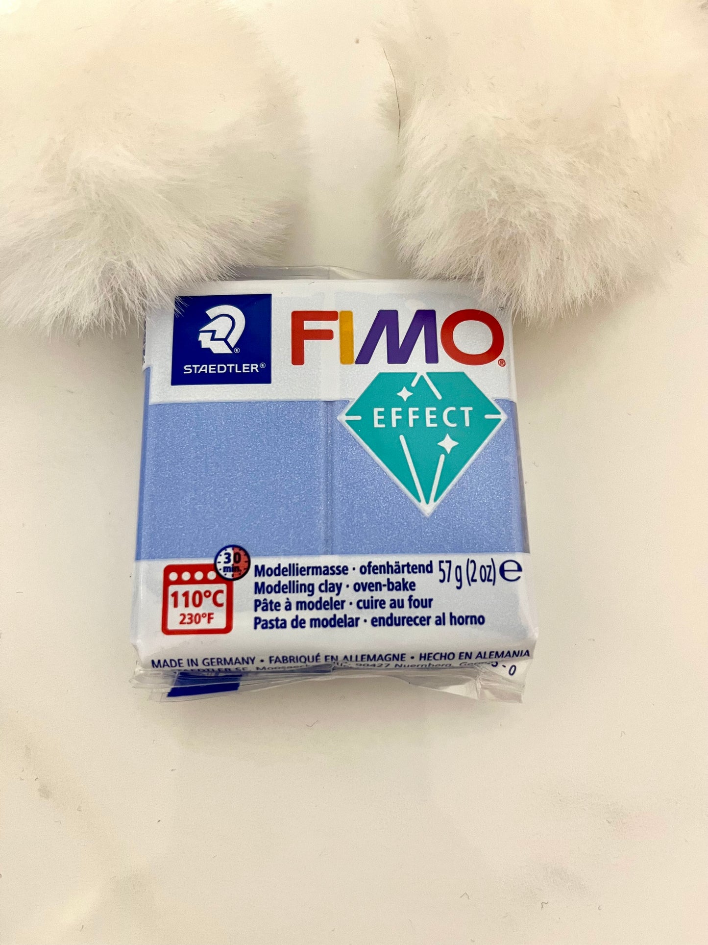 Fimo metálico azul