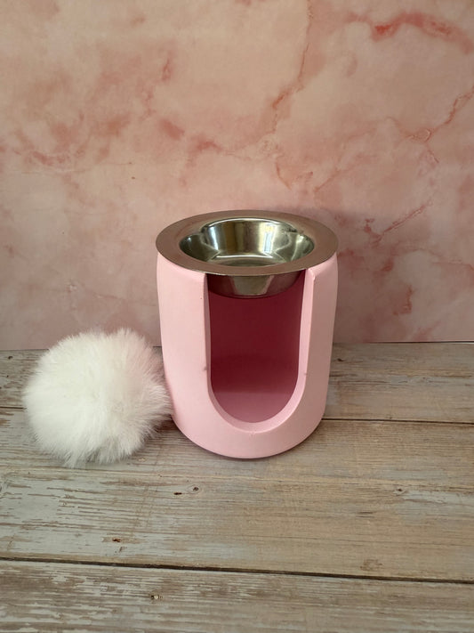 Quemador cera rosa