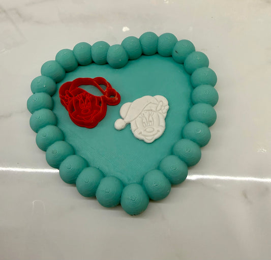 Cortador Minnie Navidad