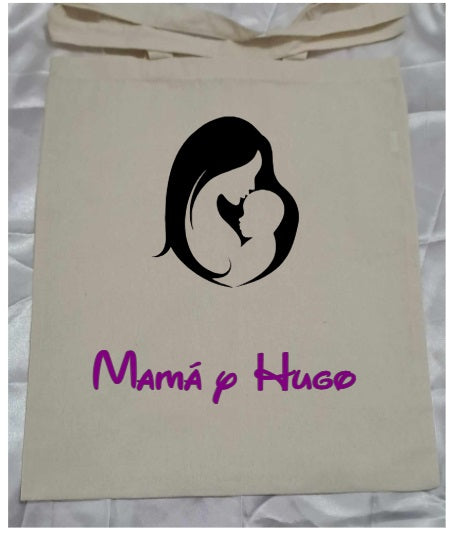 Tote bag Amor de madre + texto